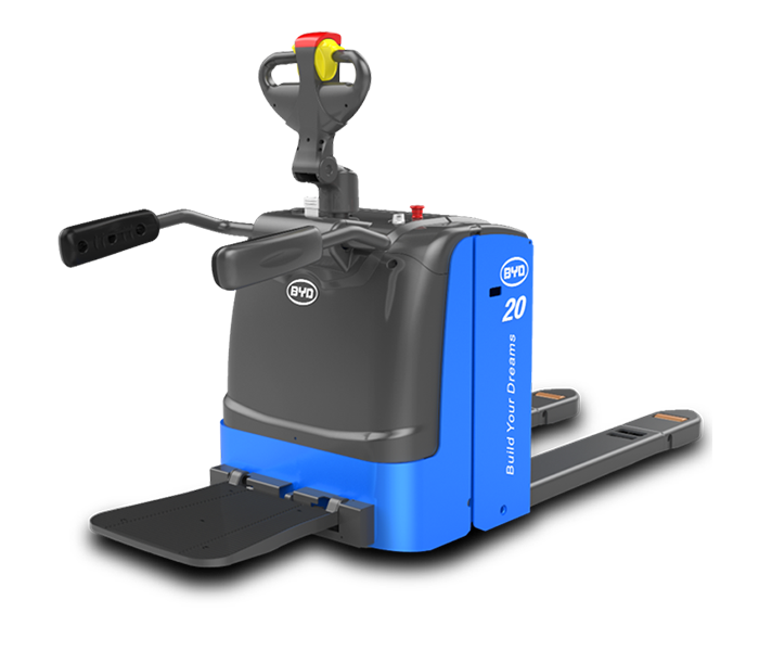 比亞迪叉車2.0T步行式/站駕式托盤搬運車P20PS價格報價參數配置